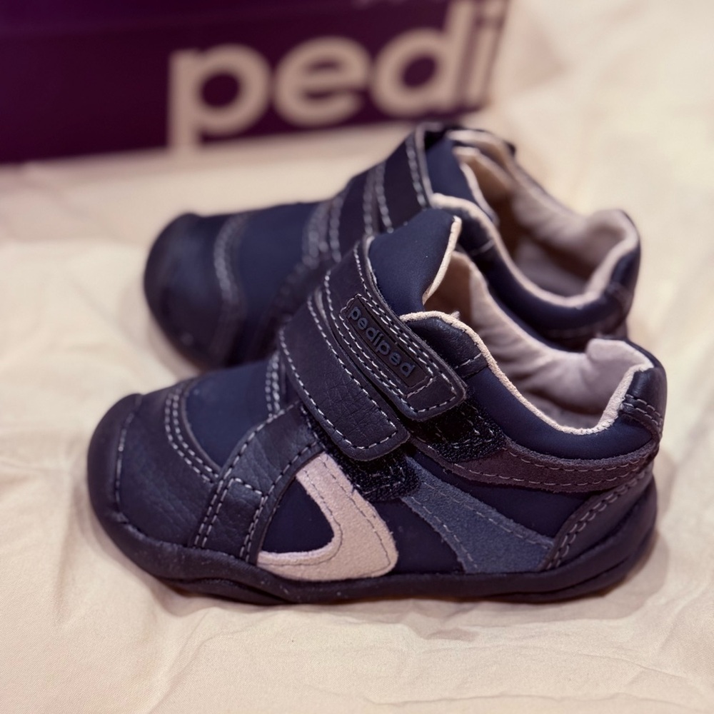 Pediped Navy and White Baby Walker